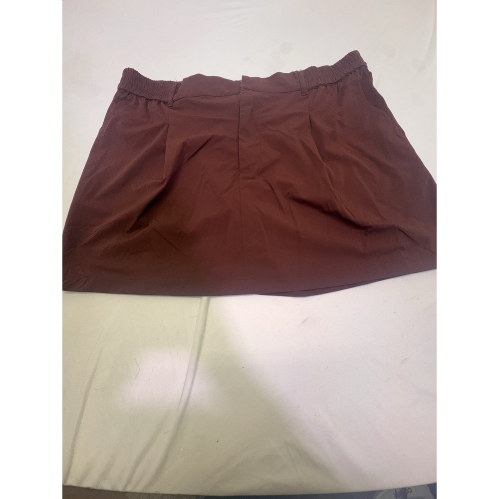 New GB Dillards Skirt Chestnut Brown XXL Tennis Gold Disc Golf‎ Water Resistant